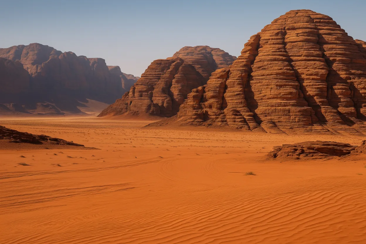 Wadi Rum desert - the landscape that inspired Maison Henius